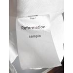 Reformation The Collection Truro Top Size 4 White Bustier Corset Zip Front Tank Photo 6