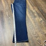 American Eagle Artist Crop Jeans Women Size 16 Long Next Level Stretch Dark Wash Photo 6