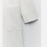 ZARA New  Limited Edition White Midi Dress with Patch Pockets 2298/456 Medium Photo 10