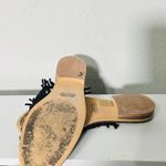 Free People  Women's Mirage Woven Flat Black Mule Size 39 US 8.5 Boho Photo 6