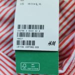 Label of Graded Goods Striped Off Shoulder Top Pink White Large Photo 3