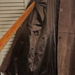 JG HOOK *VINTAGE*1990s* DARK BROWN SUEDE COAT Size M Photo 3