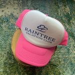 Vintage Y2K Raintree Vacation Club hot pink trucker hat, OS Photo 0