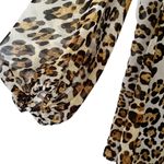 Show Me Your Mumu Donnie dress rare jaguar print mini swing dress long sleeves Photo 3