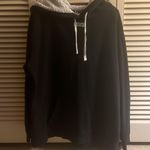 PINK - Victoria's Secret Black PINK hoodie with Sherpa Hood Photo 0