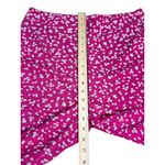 Pink White Floral Pattern Womens Wide Photo 5