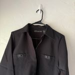 No Boundaries Y2K  Black Button-Up Shirt Juniors Medium 2000s Utility Style‎ Photo 1
