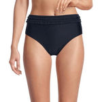 Tommy Hilfiger ‎ Ruffle Trim Bikini Bottom Dark Blue M Photo 0