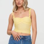 Princess Polly Franca Top- Yellow Photo 0