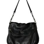 Kate Spade  New York Cobble Hill‎ Black Pebbled Leather Shoulder Bag Chain Strap Photo 0