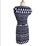 Vince Camuto #22 bold geometric print cap sleeve dress Photo 2