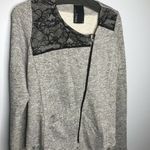 Anthropologie Dolan Lace Panel Gray Zip Up jacket Photo 1
