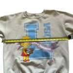 The Simpsons Vintage the Simpson Lisa A+++ student crewneck sweatshirt Matt Groening size S/M Photo 2