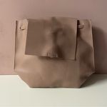 Francesca’s Nudish Blush Pink Lightweight Soft Faux Leather BackPack NWT Photo 0