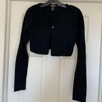 DKNY  Wool Cropped Long Sleeve Cardigan GUC Photo 0