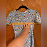 Faithfull the Brand Faithfull The Brand Anthropologie Erin Midi Dress Blue Floral Size 4 Photo 8