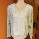 Vtg 80s earthy linen Ib Diffusion sweater Tan Size 2X Photo 7