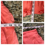 Naked Zebra St Bernard  Faux Wrap Mini Skirt Coral Ruffle Hem Boho Beach S/M Photo 5