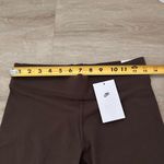 Nike  Tight Fit Mid Rise Brown Biker Shorts Photo 2