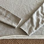 Six Fifty Women’s Cold Shoulder Mock Turtleneck Grey Sweatshirt Gray Size M Photo 1