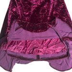 Amanda Smith Crushed Velvet Ruffle Hem Midi Skirt 10 Holiday Cocktail Y2K Party Photo 7