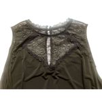 Torrid top black shell with lace bodice sz 5 Photo 2