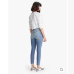 Mother High Waisted Looker Ankle Fray Jeans Shoot To Thrill Size 29 Blue Photo 1