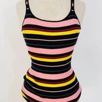Apiece Apart 100% cotton fine rib stripe tank NEW Photo 0