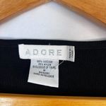 Adore Embellished Beaded Knit Sweater Dressy Boho Chic Black Size Medium Photo 7