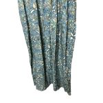 Vintage Natural House Dress Muu Muu Sleep Gown Green Paisley Size L Size L Photo 2