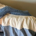 Gap Vtg Y2K  classic denim light blue pearl snap western button down shirt L Photo 9