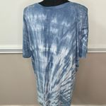 Time & Tru  Tie Dye Short Sleeve Blouse Size Large Photo 2