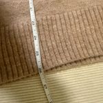 LC Lauren Conrad Lauren Conrad Pink Beige Heart Sweater Metallic Shimmer Tunic Medium Pullover Photo 4