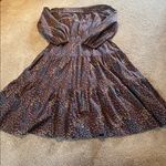 Summersalt  The Countryside Poplin Button Down Midi Dress Small Floral Tiered Photo 8