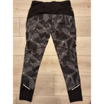 Danskin  Size M 8-10 Womens Black/White See Through Inserts Yoga Leggings Photo 4