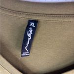 Miami Style  XL Destin FL Stay Salty Khaki Olive V-Neck T-Shirt Photo 3