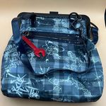 LeSportsac A Very Rare HTF  Boutique Limited Vandal Handbag Blue Multicolor Photo 0