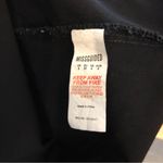 Missguided 
Oversized Coated Denim black button-down front long sleeve shirt Photo 6