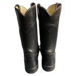 Justin  Cora Leather Roper Boots 6A Black Round Toe J Flex Comfort Insoles Photo 4
