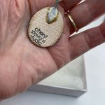 Artisan Cheryl Steveris floral handmade pendant necklace. Silver Photo 2