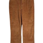 Hollister Women’s Corduroy High-Rise Dad Pants Wide Leg Baggy 70s Rust size 25 Photo 0