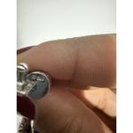 925 STERLING SILVER LEATHER AND PEARLS BRACELET BRAIDED PINK LEATHER 7.5" Photo 4