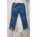 We The Free  Free People Distressed Raw Hem Cropped‎ Jeans Blue Women's Size 31 Photo 1
