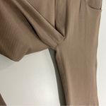 Betabrand  7 Pocket Dress Pant Yoga Pants Straight Leg Khaki Twill Tan Photo 7
