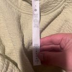 Lululemon Textured Crewneck Pullover Color is a Dew Green Size 4 Photo 11