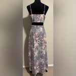 Gypsies & Moondust EUC  Gray and Purple Floral Matching Set size medium Photo 4