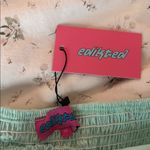 Edikted  Mint Green Strapless Top with Black Ribbon Photo 1