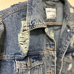 Highway Jeans  Distressed‎ Denim Jacket womens size small Photo 4