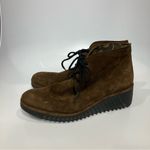 Fly London Lare lace up ankle boots brown suede casual modern women’s size 38 Photo 1