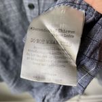 💛 Vintage Descendent of Thieves Blue Checkered Button Down Shirt Size XL Photo 7